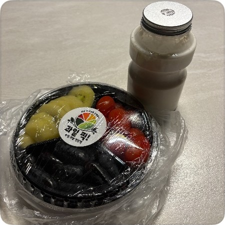맛** 고객이 배민 후기에 올린 모둠 과일 사진